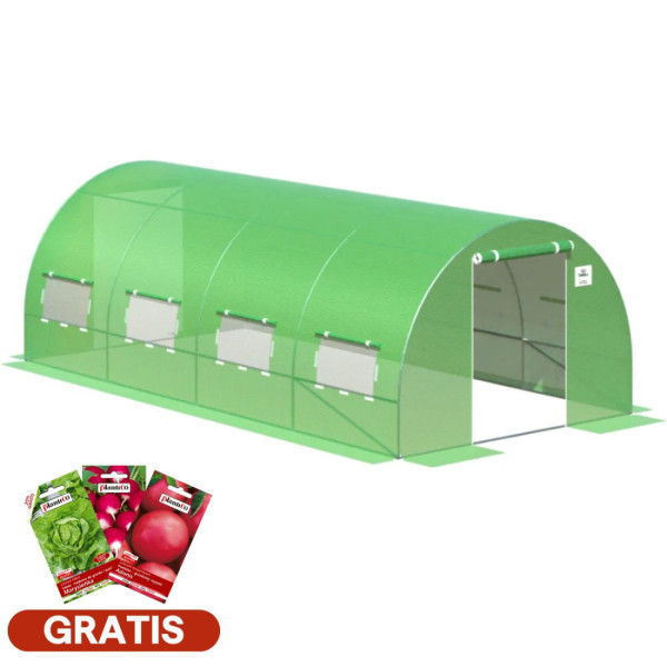 zielony foliak ogrodowy na pomidory 4 sekcje - cultivo, nasiona w zestawie