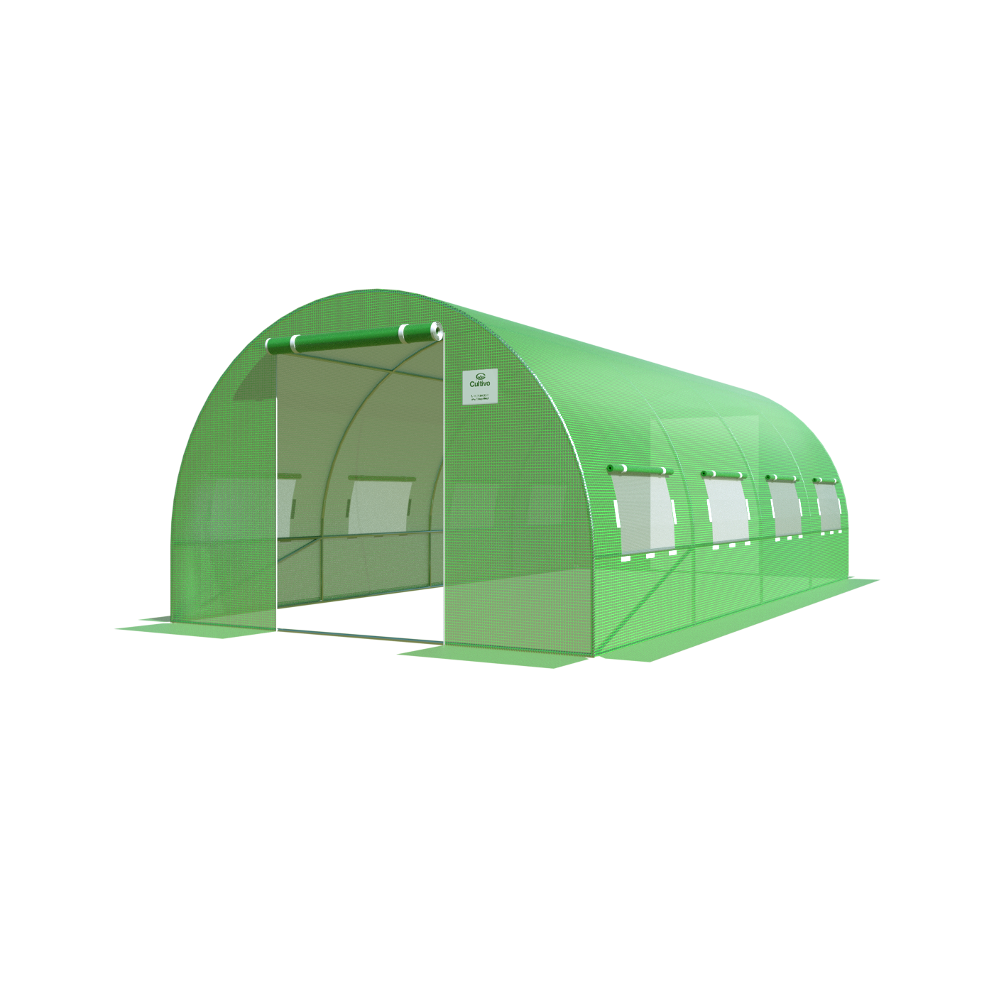 TUNEL 3x6 GREEN 2x DRZWI