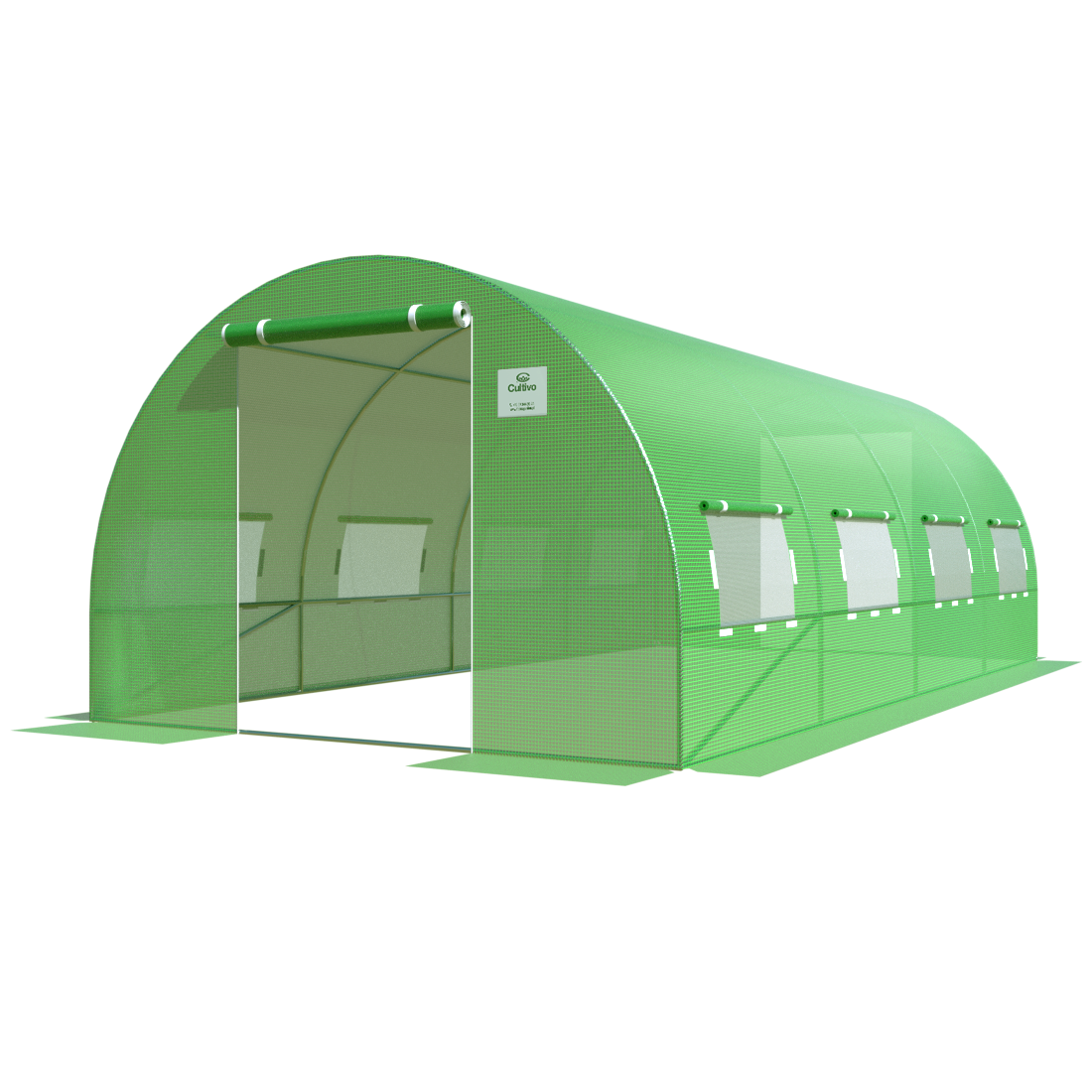 TUNNEL 3x6 GREEN 2x DOORS