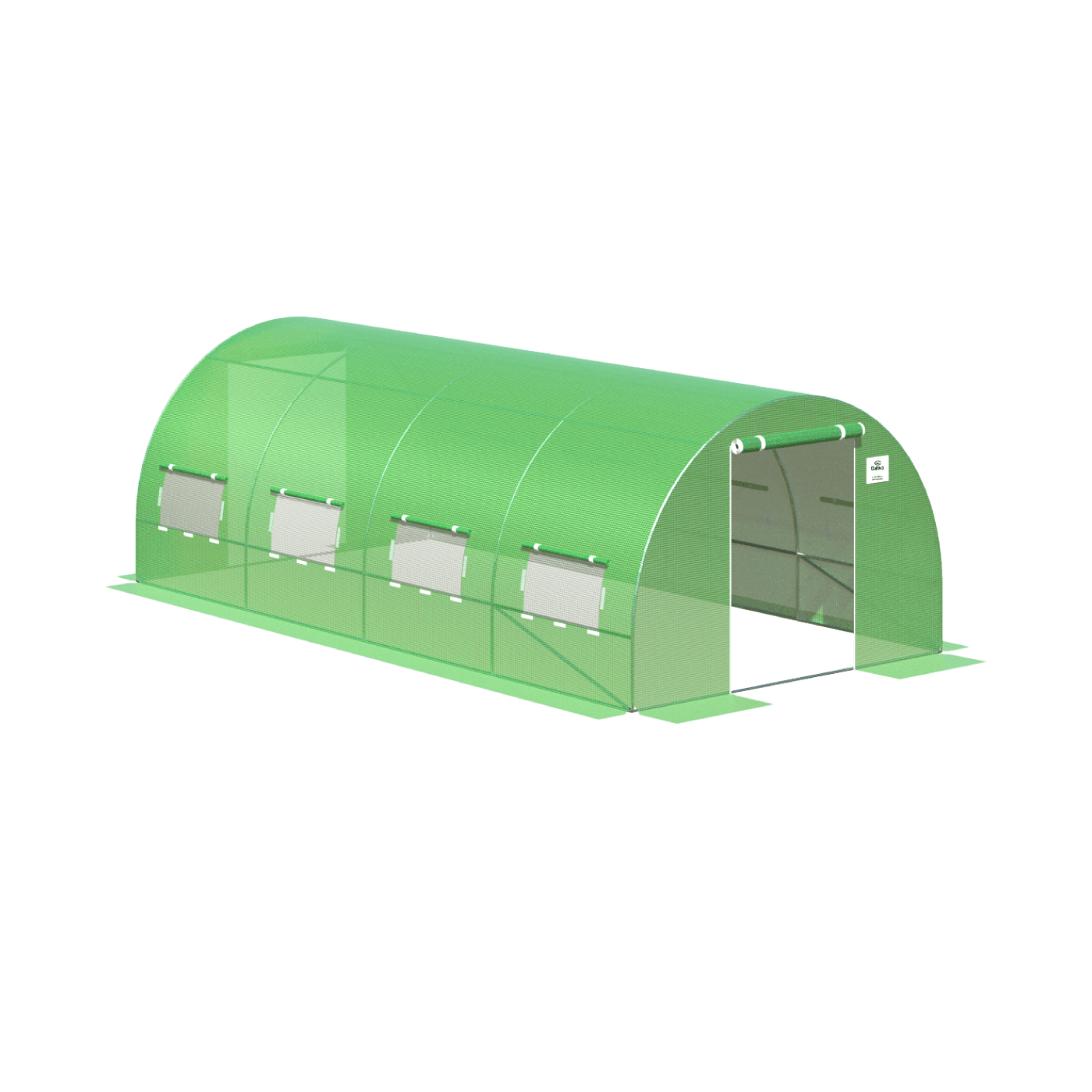 TUNNEL 3x6 GREEN 2x DOORS