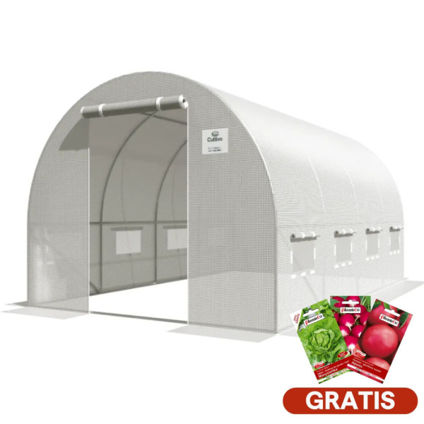 biały foliak ogrodowy na pomidory 4 sekcje - cultivo, nasiona w zestawie