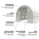 Tunel foliowy 2,5x4x2 (10m2) - Biały Cultivo