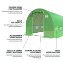 Tunel Foliowy 2.5x4x2, 10m2 - Zielony
