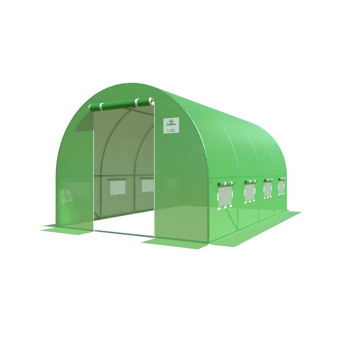 TUNEL 2.5x4 GREEN 4 SEKCJE