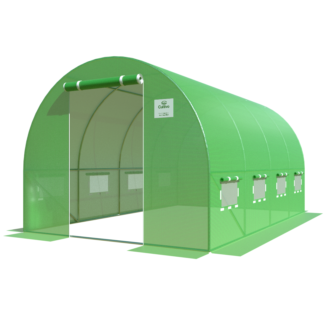 TUNEL 2.5x4 GREEN 4 SEKCJE