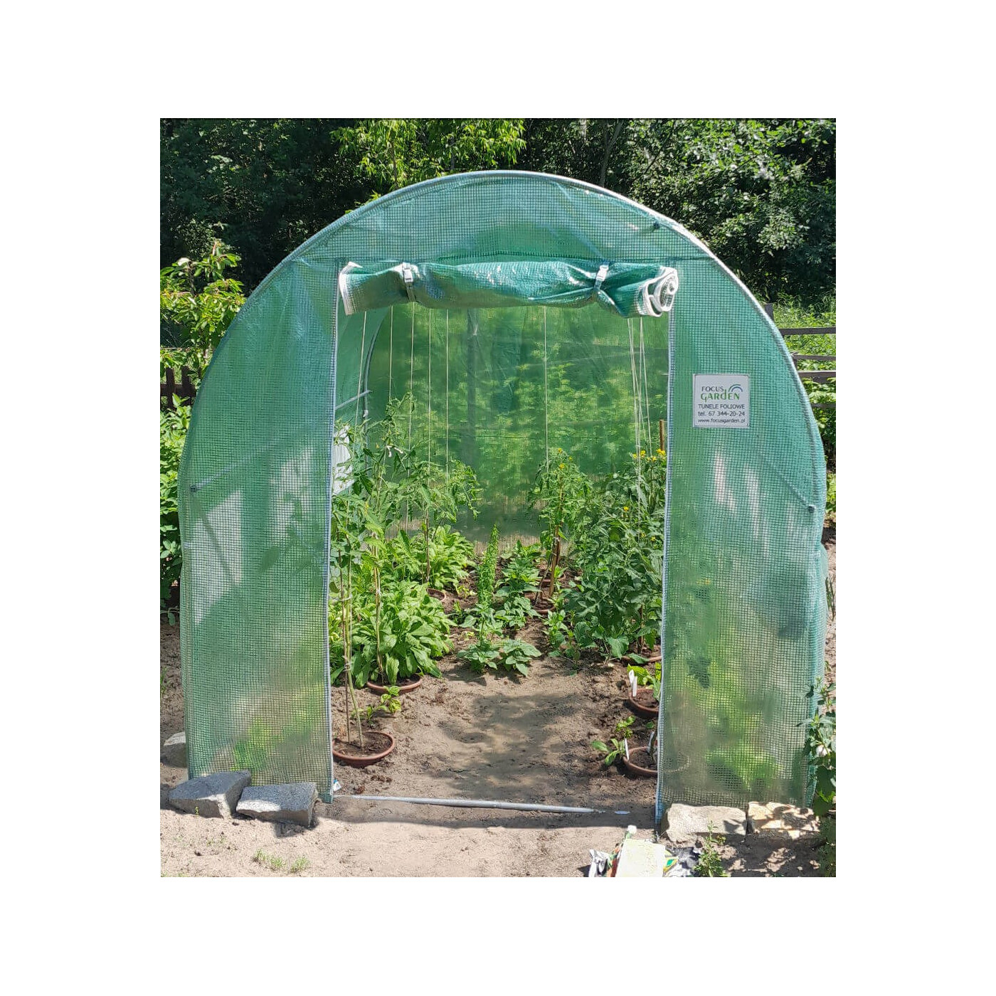 TUNNEL 2.5x4 GREEN 4 SECTIONS