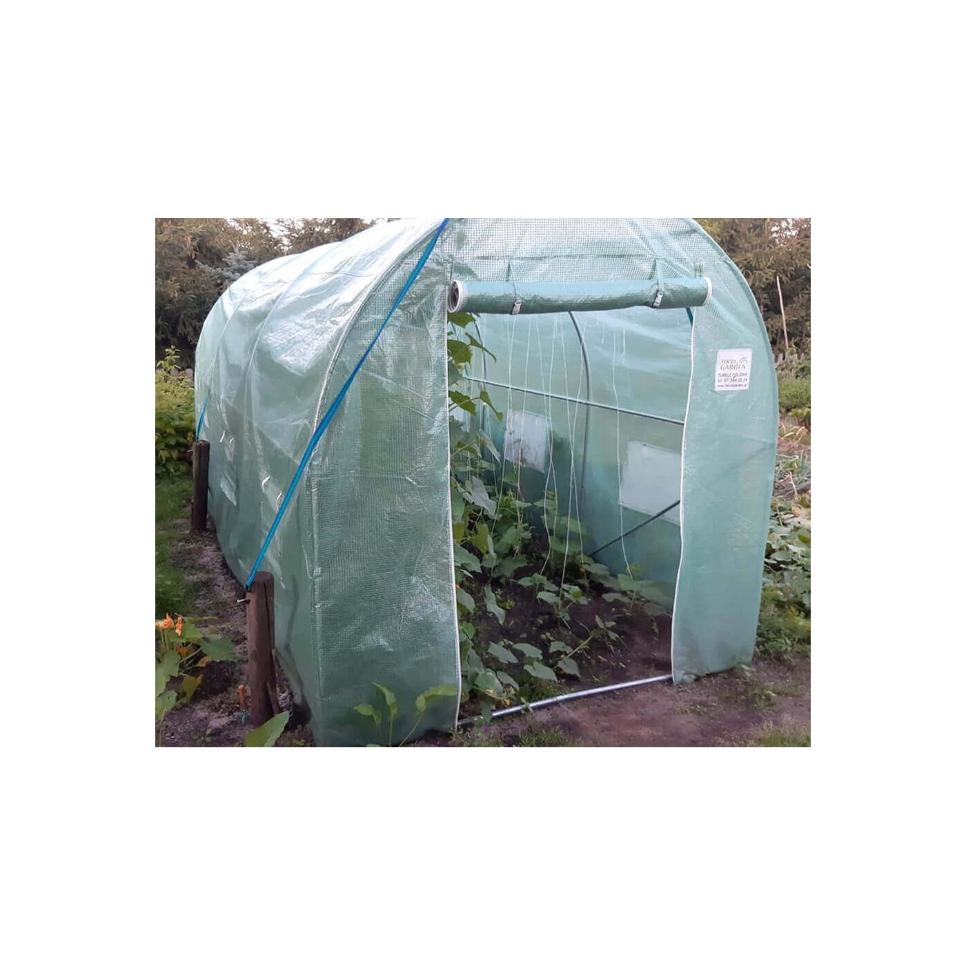 TUNNEL 2.5x4 GREEN 4 SECTIONS