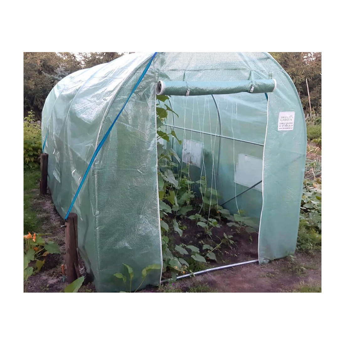 TUNEL 2.5x4 GREEN 4 SEKCJE