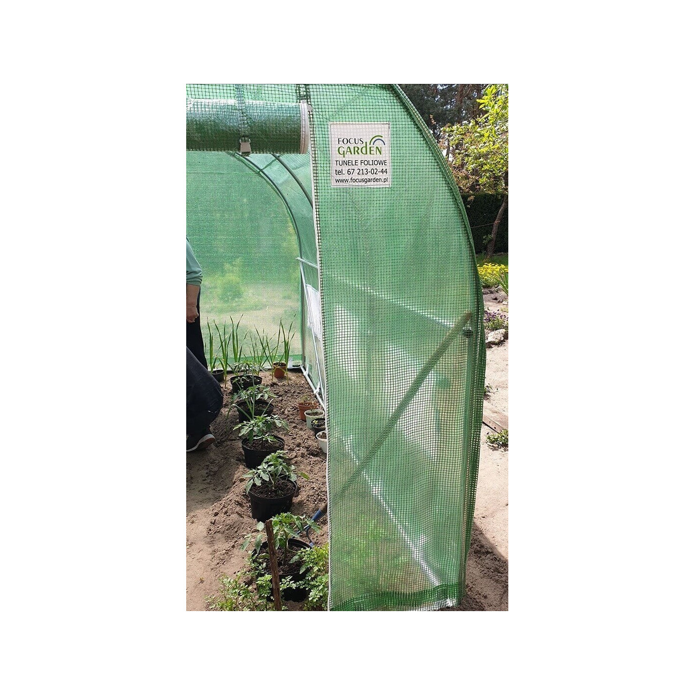 Tunel Foliowy 2.5x4x2, 10m2 - Zielony