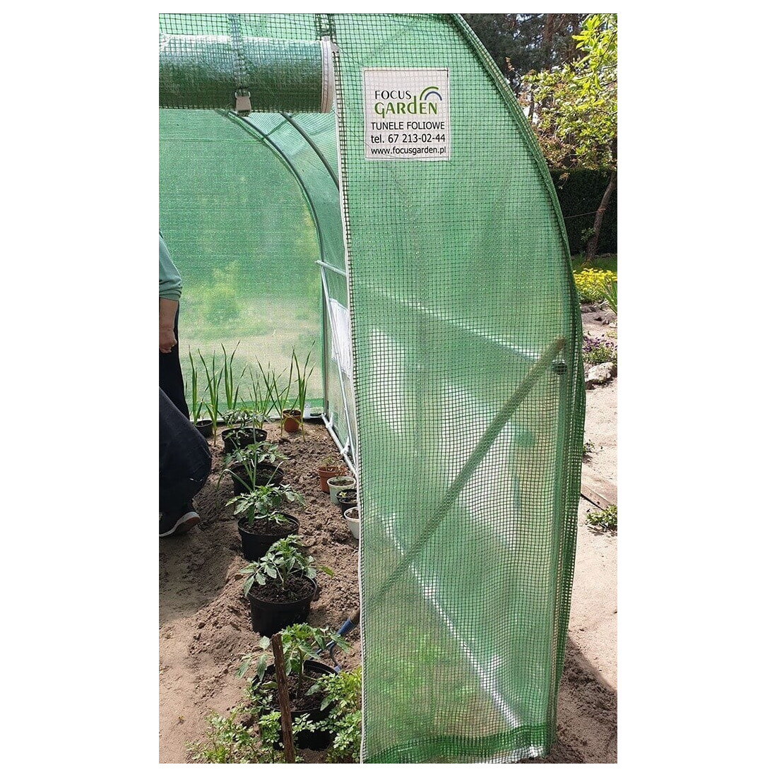 TUNEL 2.5x4 GREEN 4 SEKCJE