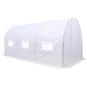 TUNNEL 3x4.5 WHITE 2x DOORS