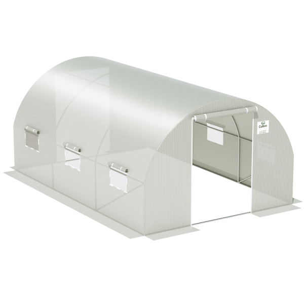 TUNNEL 3x4.5 WHITE 2x DOORS