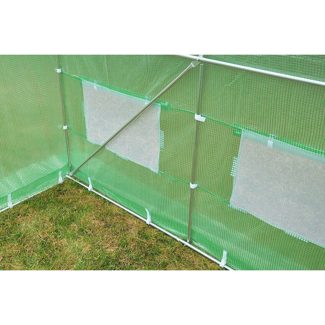 Tunel z podwójnymi drzwiami 3x4,5x2,13 (5,5m2) – Klasyczny Zielony