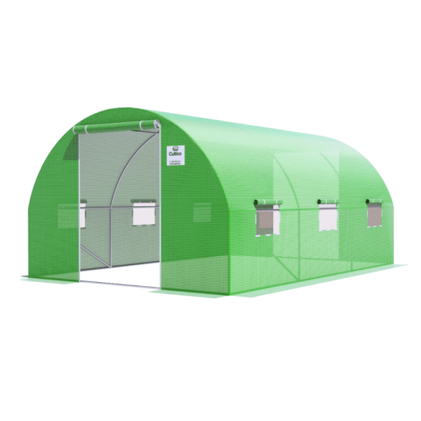 TUNEL 3x4.5 GREEN 2x DRZWI