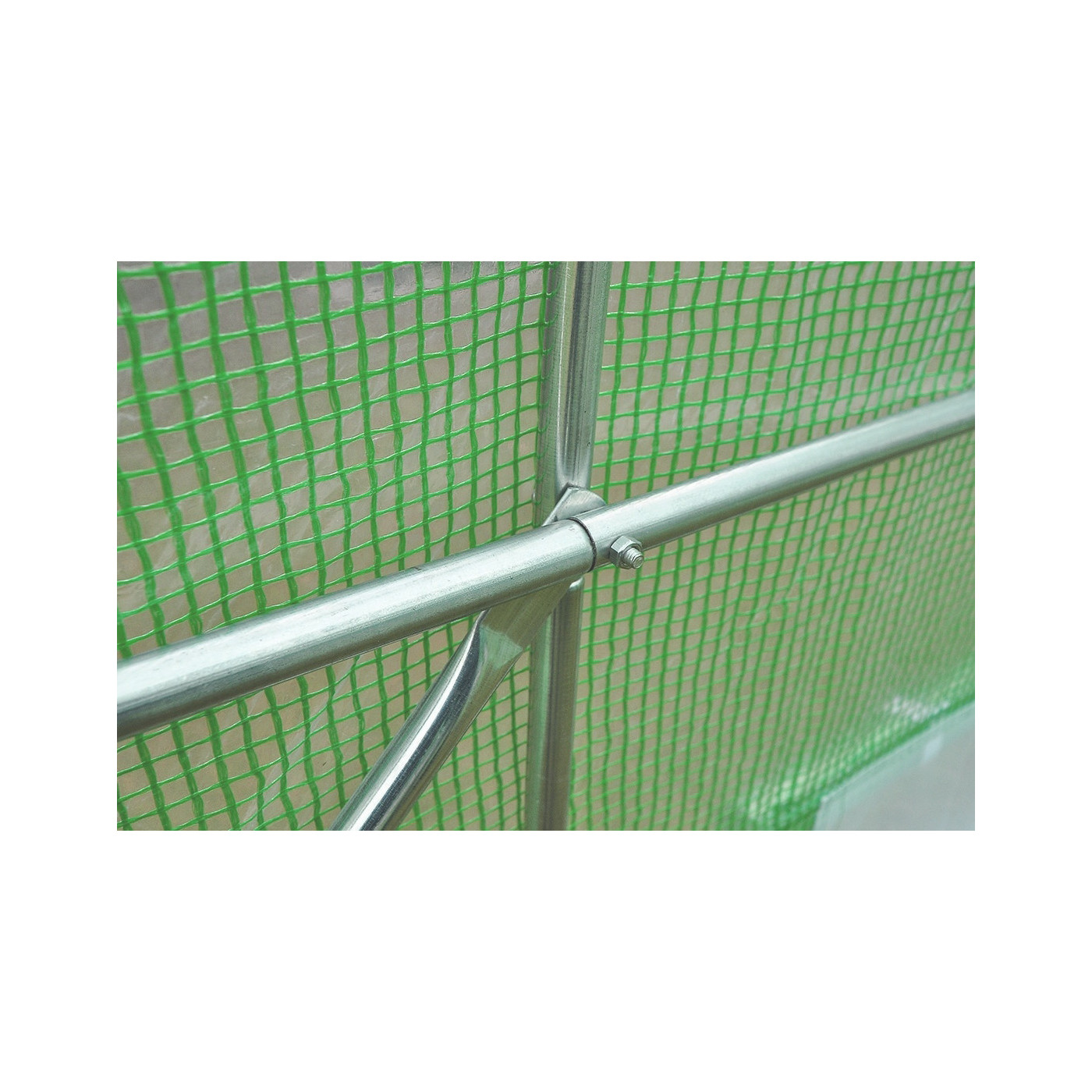 Tunel z podwójnymi drzwiami 4x12x2 (48m2) - Zielony