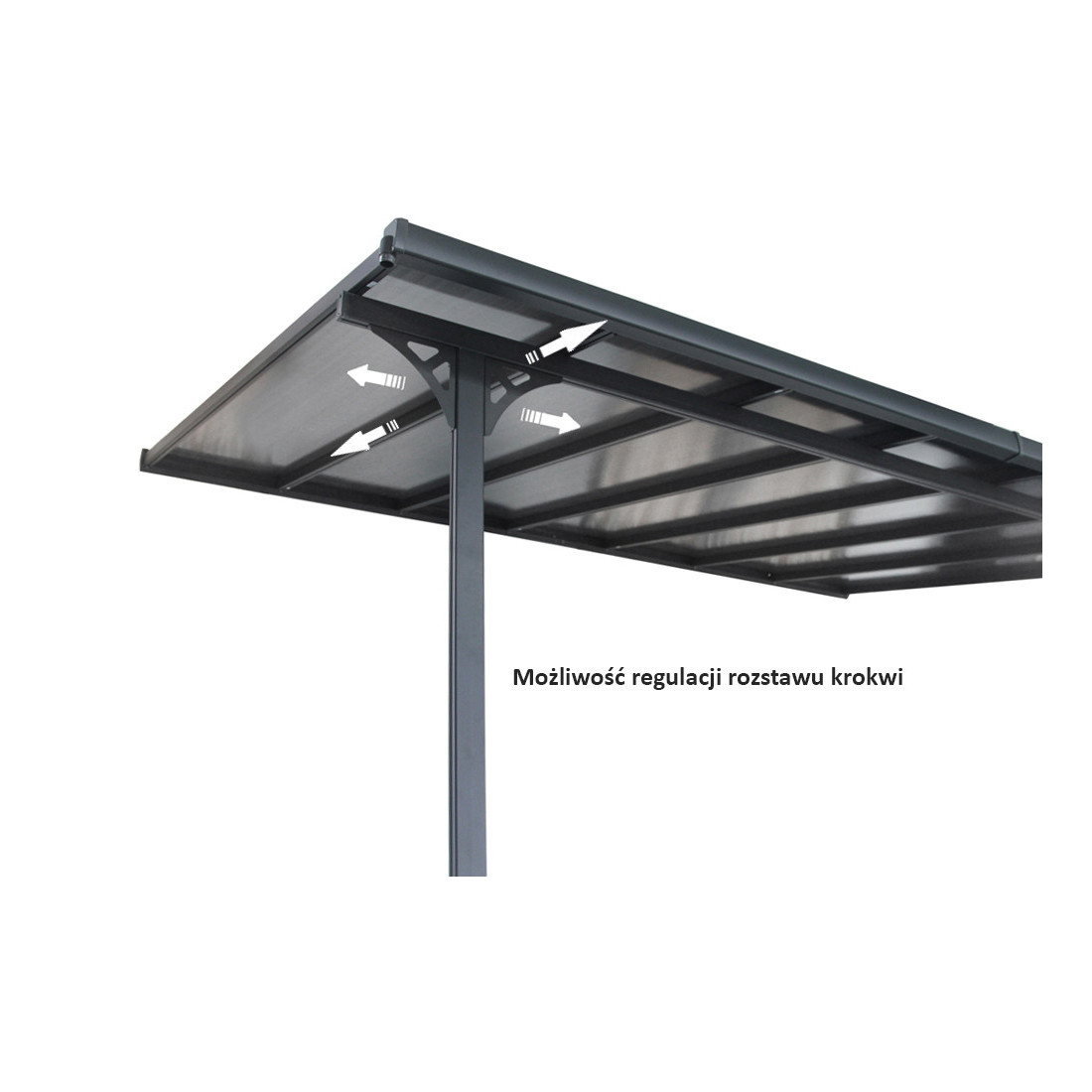 ATLANTA 12.3x10 TERRACE SHELTER COLD GREY