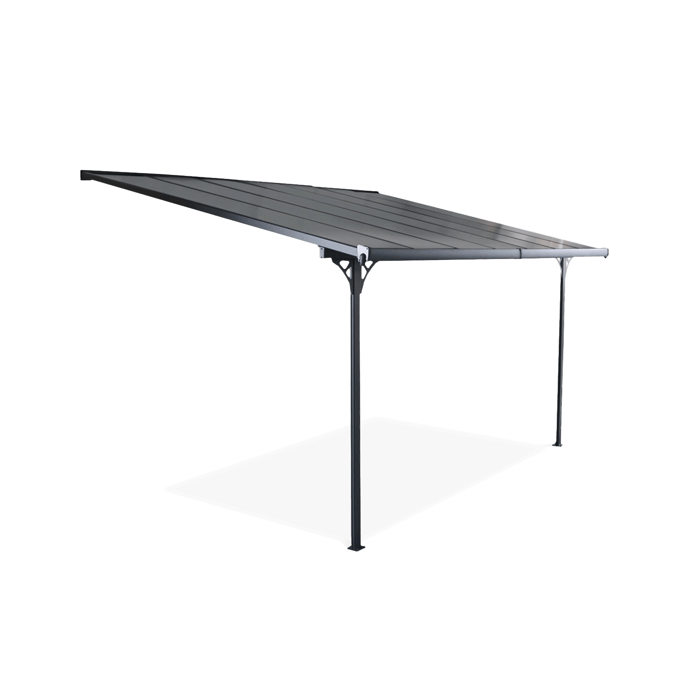 szare zadaszenie na taras