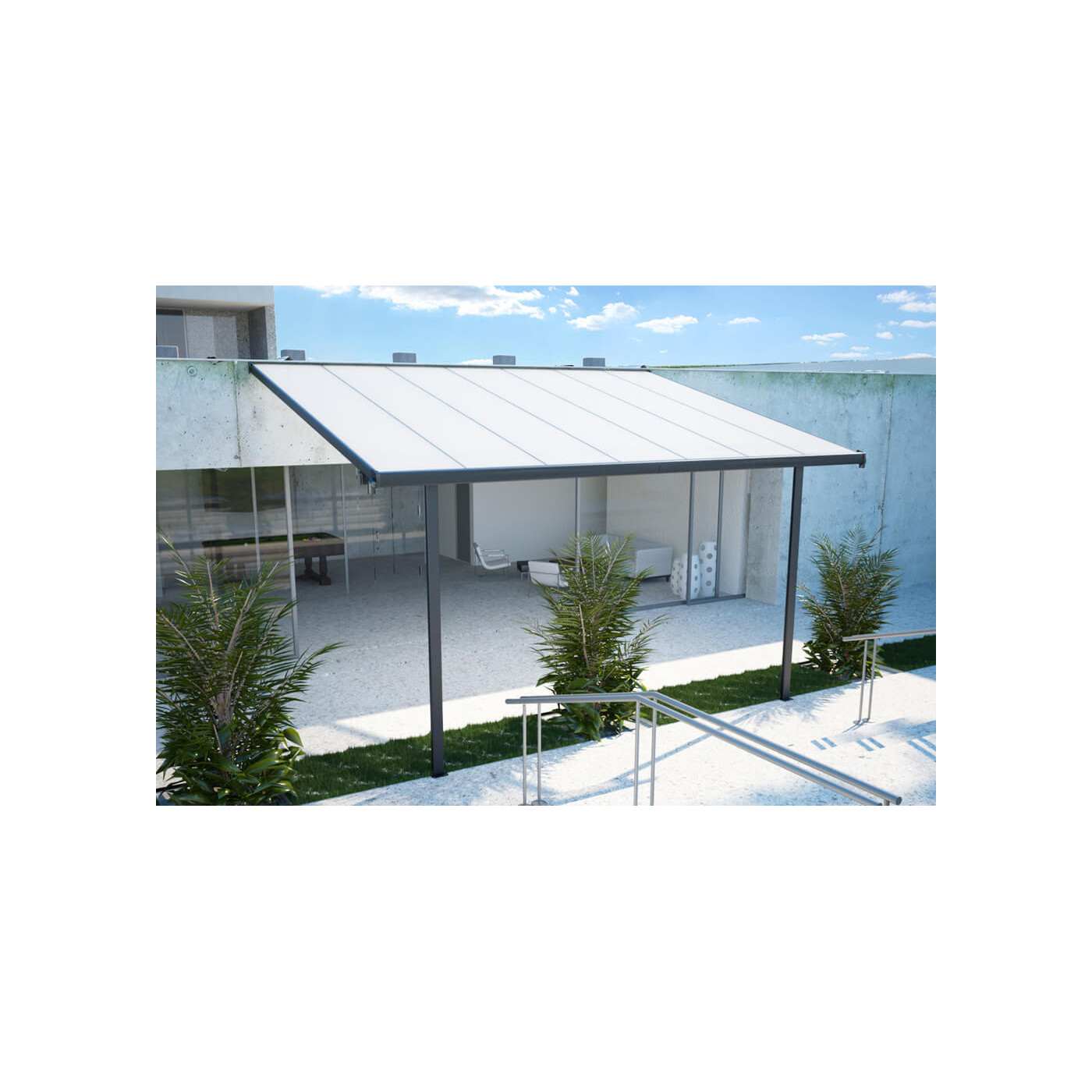 ATLANTA 14.3x10 TERRACE CANOPY COLD GREY