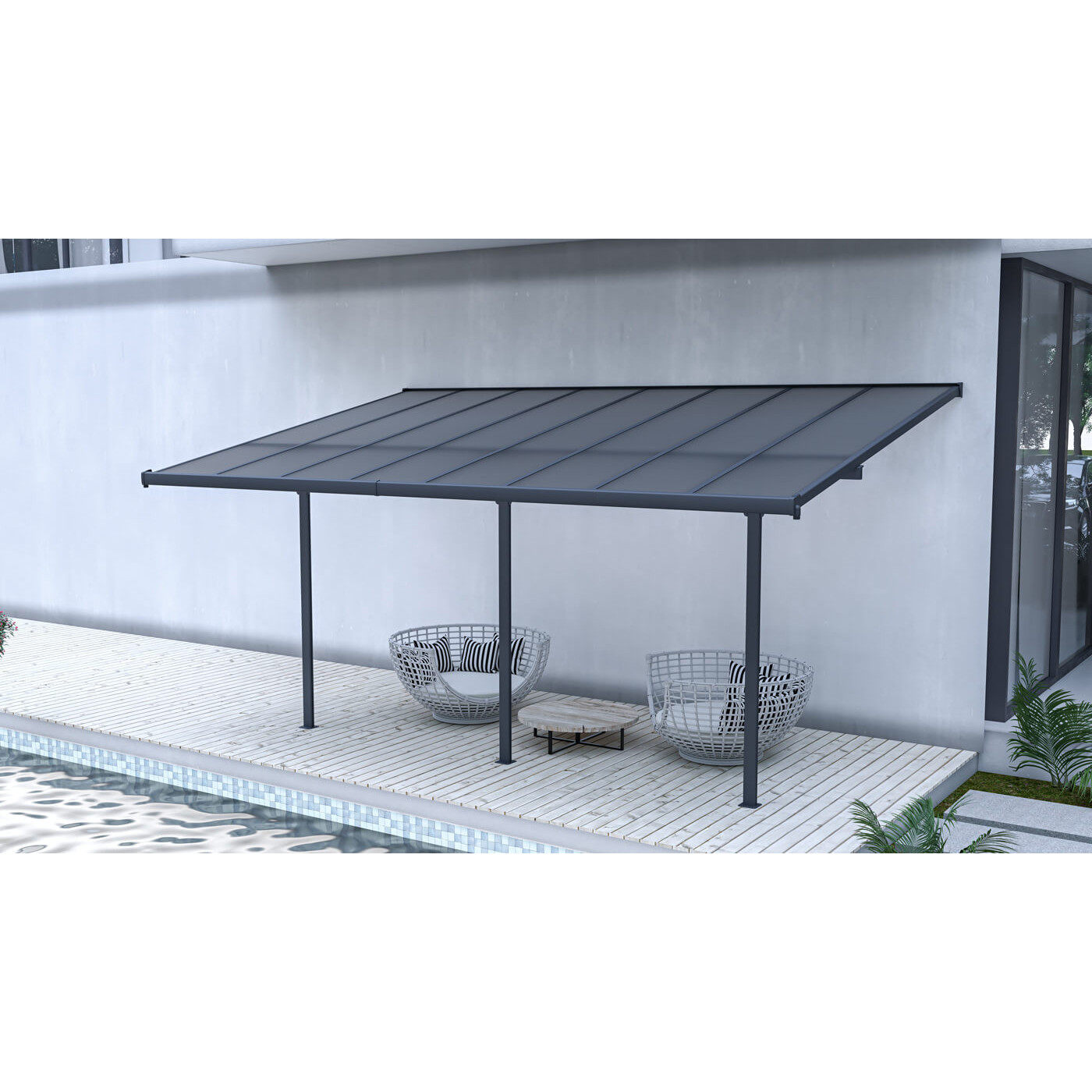 ATLANTA 16.3x10 COLD GREY TERRACE CANOPY