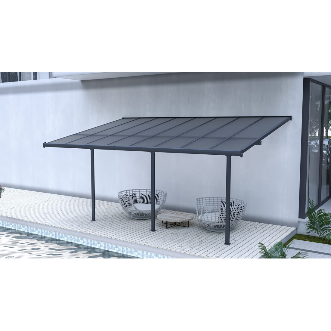 ATLANTA 16.3x10 COLD GREY TERRACE CANOPY