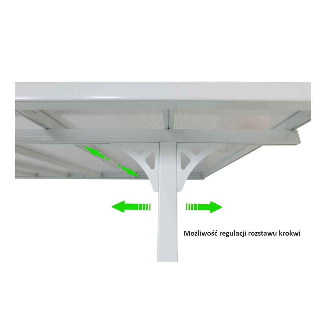 ATLANTA 10.3x10 TERRACE CANOPY WHITE