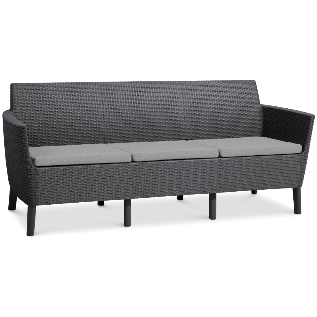 SALEMO 3 SEATER SOFA GRAPHITE