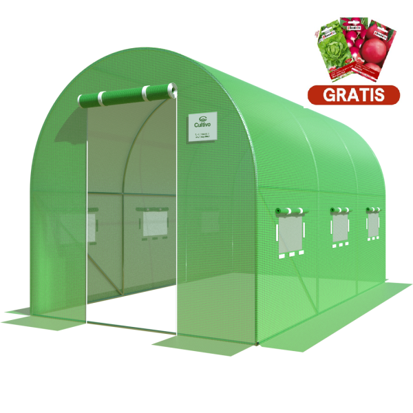 tunel zielony cultivo na rozsady 2x3,5x2 - 7m2