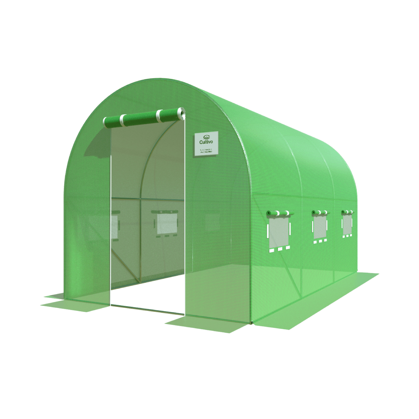 Zbliżenie na siatkę tunelu od Cultivo