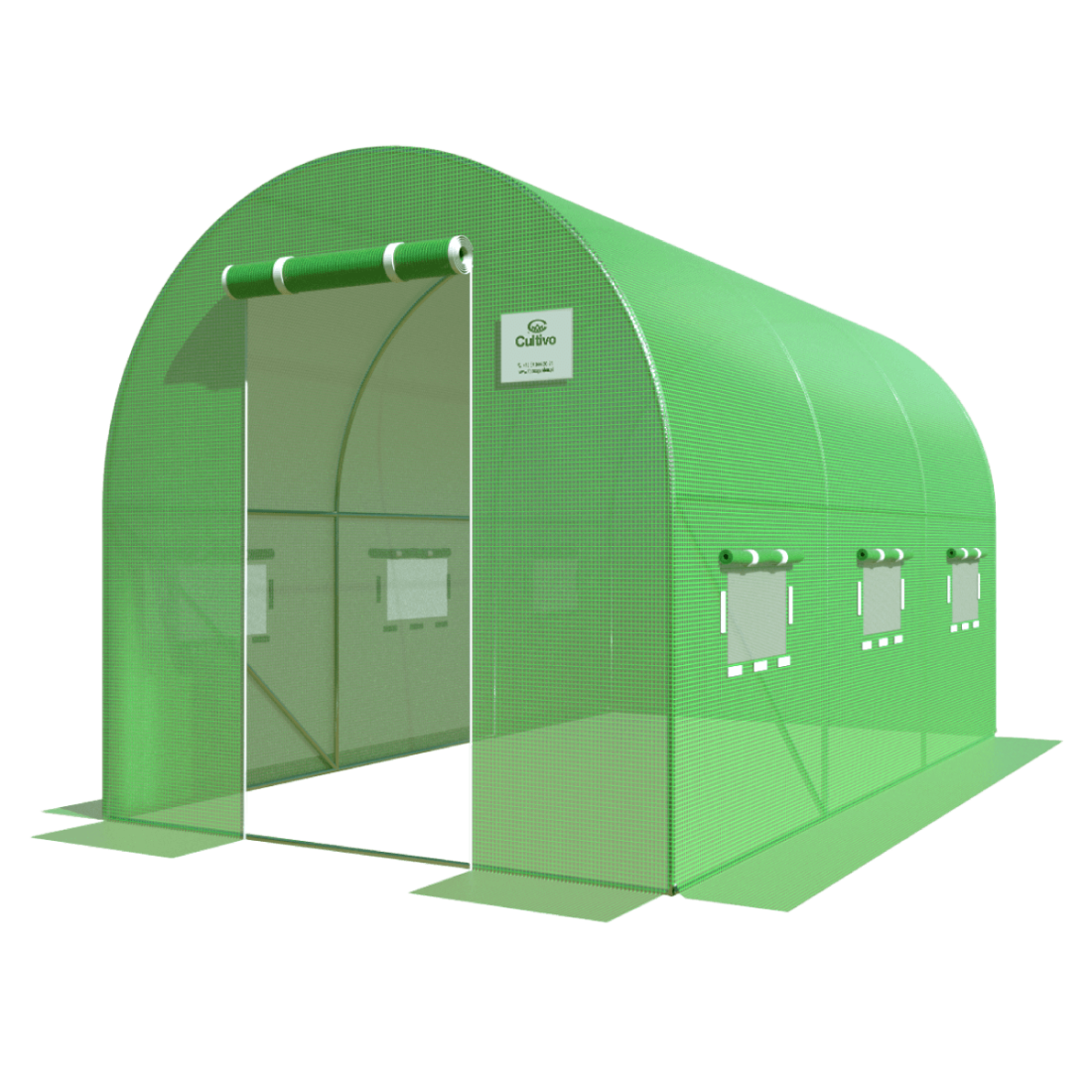 Zbliżenie na siatkę tunelu od Cultivo