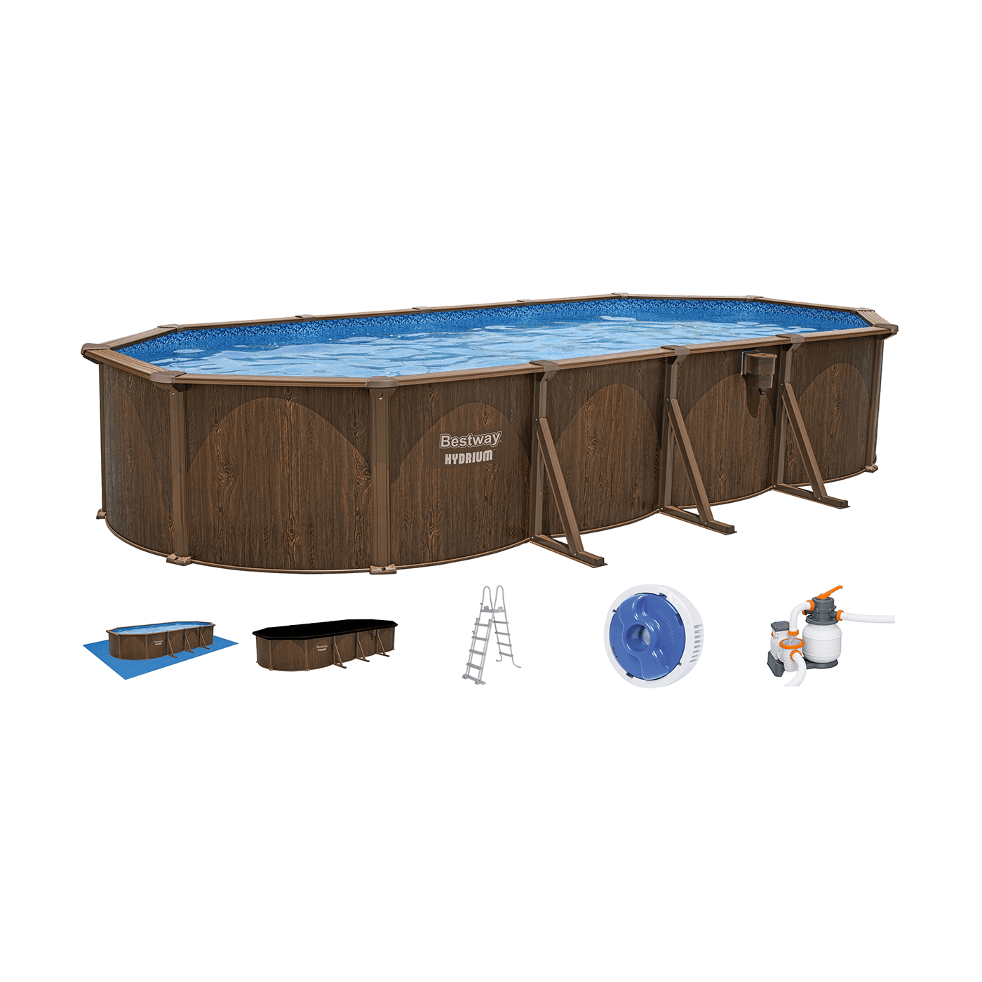 HYDRIUM FRAME POOL 7.32 x 3.66 x 1.32 m BESTWAY 561CW