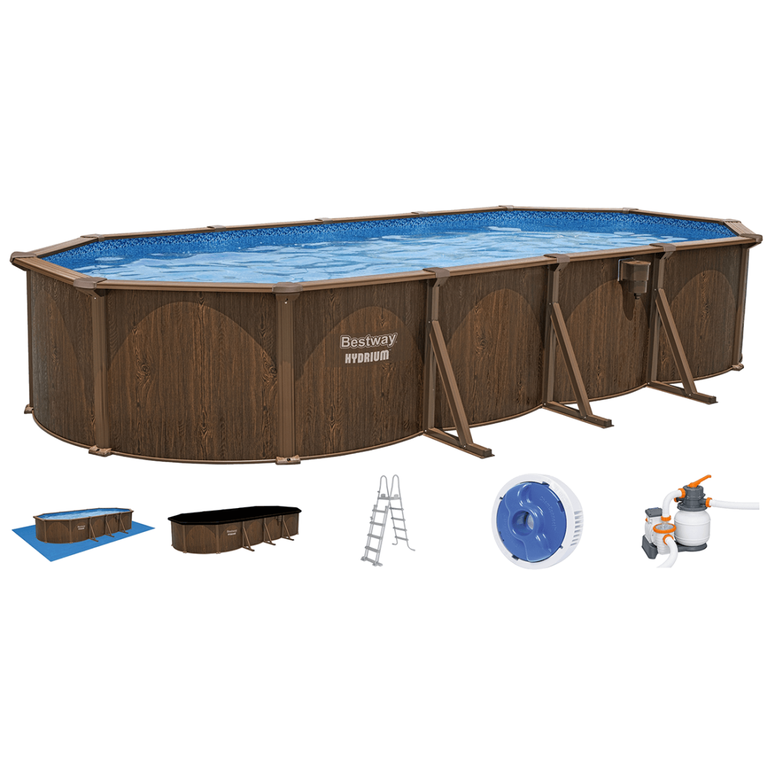 HYDRIUM FRAME POOL 7.32 x 3.66 x 1.32 m BESTWAY 561CW