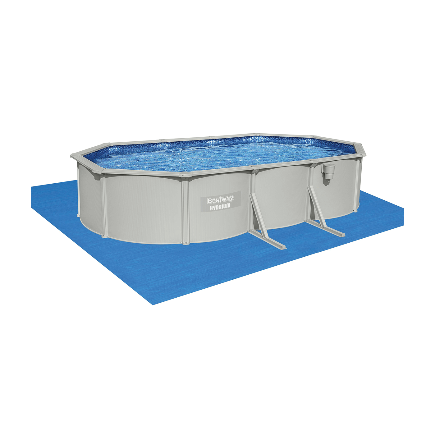 HYDRIUM FRAME POOL 6.10 x 3.66 x 1.22 m BESTWAY 56369