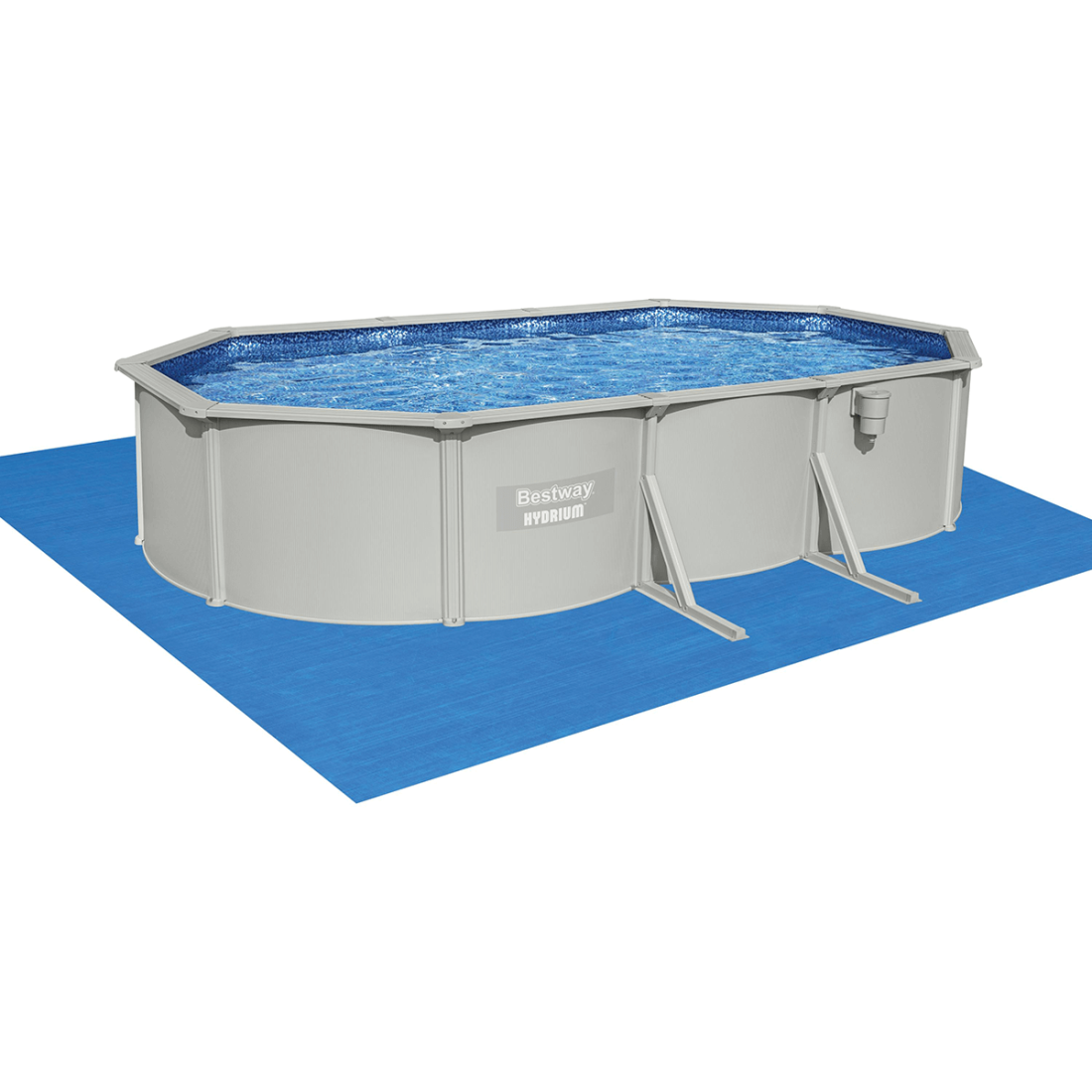 HYDRIUM FRAME POOL 6.10 x 3.66 x 1.22 m BESTWAY 56369