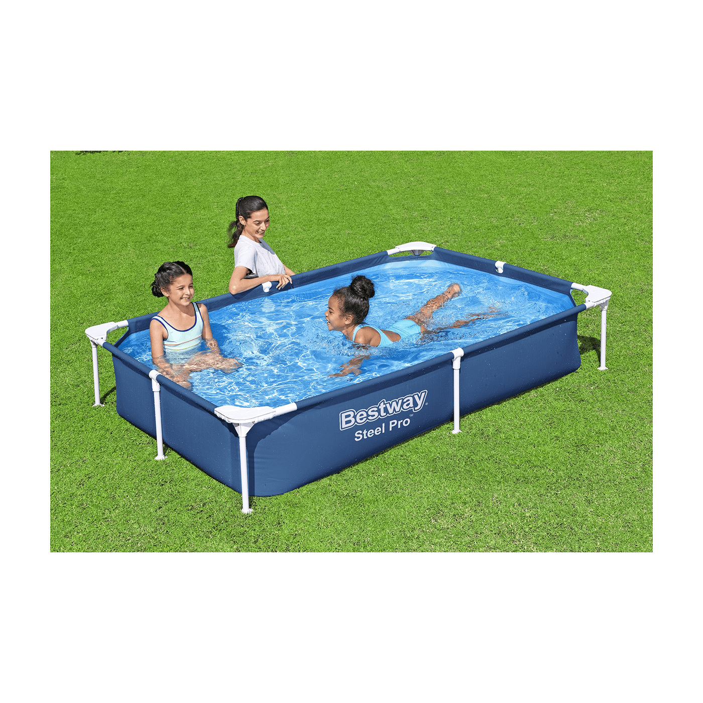 STEEL PRO FRAME POOL 2.21 x 1.50 x 0.43 m BESTWAY 56401