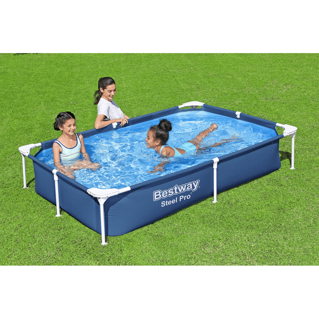 STEEL PRO FRAME POOL 2.21 x 1.50 x 0.43 m BESTWAY 56401