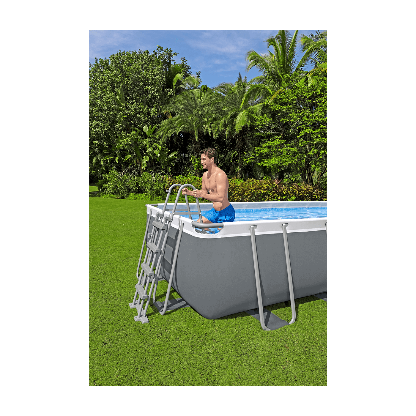 STEEL PRO MAX FRAME POOL 4.88 x 2.44 x 1.22 m BESTWAY 56670