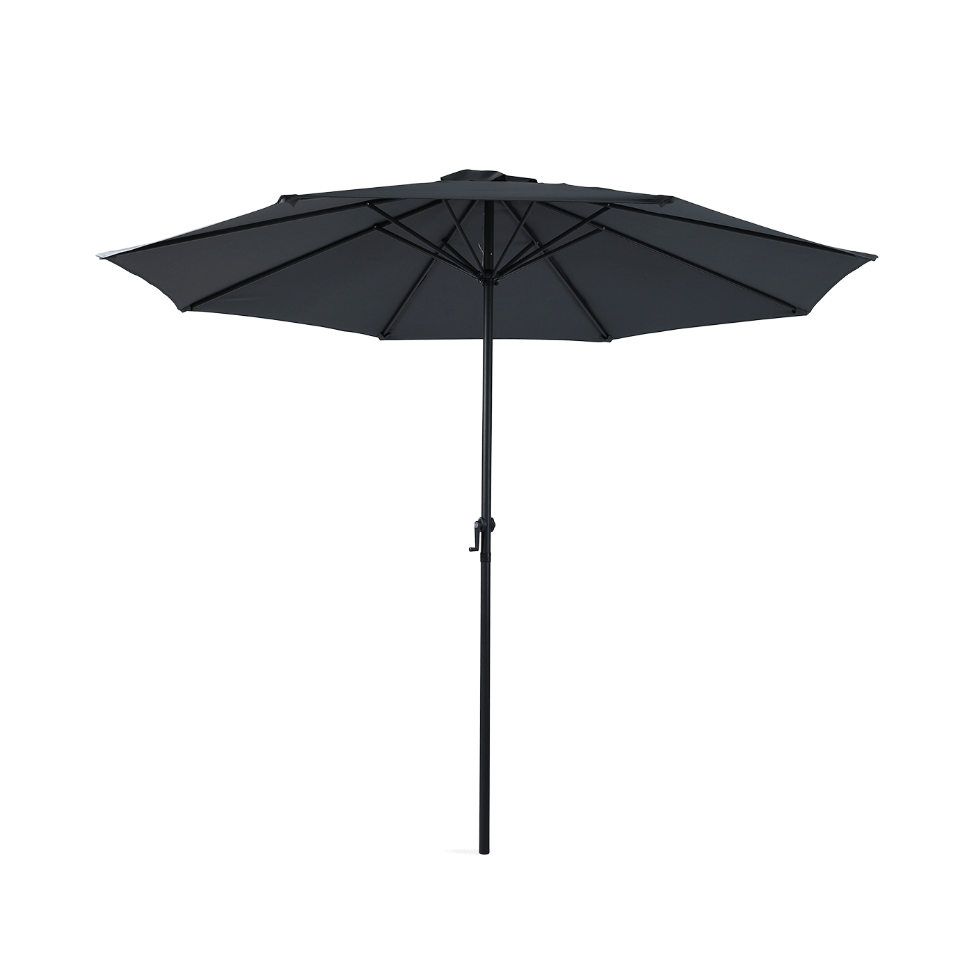 Rozłożony parasol Moorea z masztem centralnym