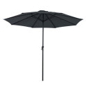 Parasol ogrodowy MOOREA 3m Dark Grey - Focus Garden