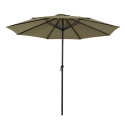 Parasol ogrodowy MOOREA 3m Taupe - Focus Garden
