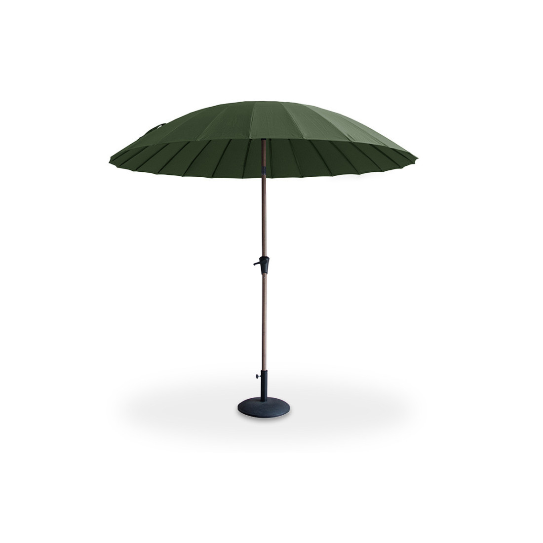 Parasol phuket z czaszą o średnicy 2.8m w kolorze ciemno zielonym