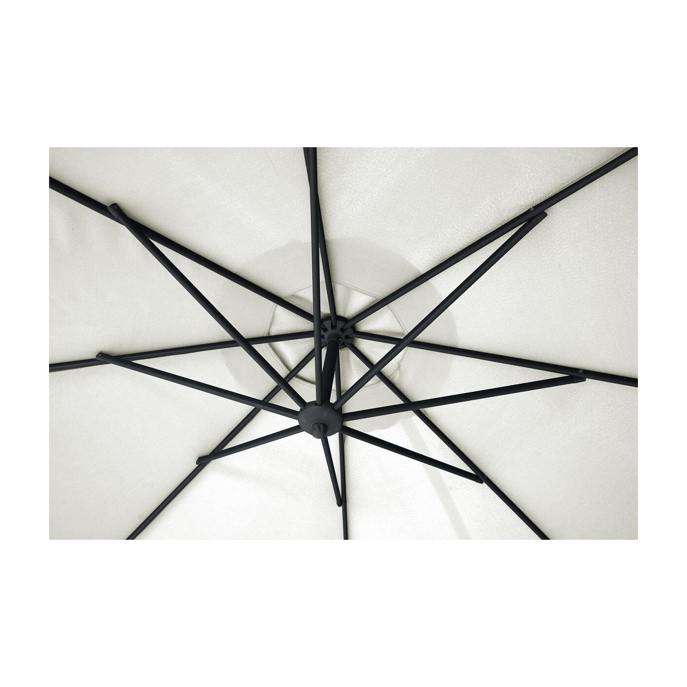 Zbliżenie na ośmioszprzychową czaszę parasola sanotrini 