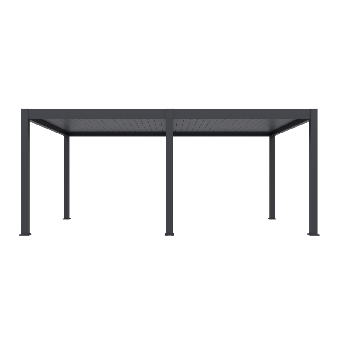 Pergola elektryczna tarasowa DELUE PRO AUTOMATIC 4x6 z oświetleniem LED 