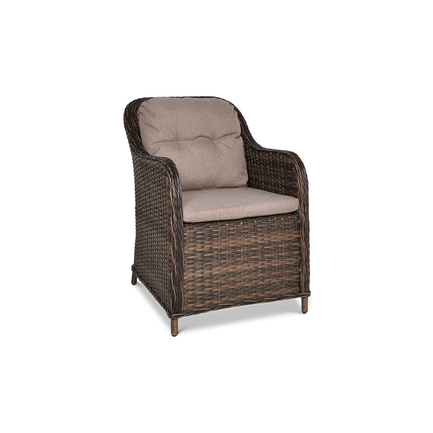 Wygodny fotel z zestawu SAVONA z poduchami i oparciem