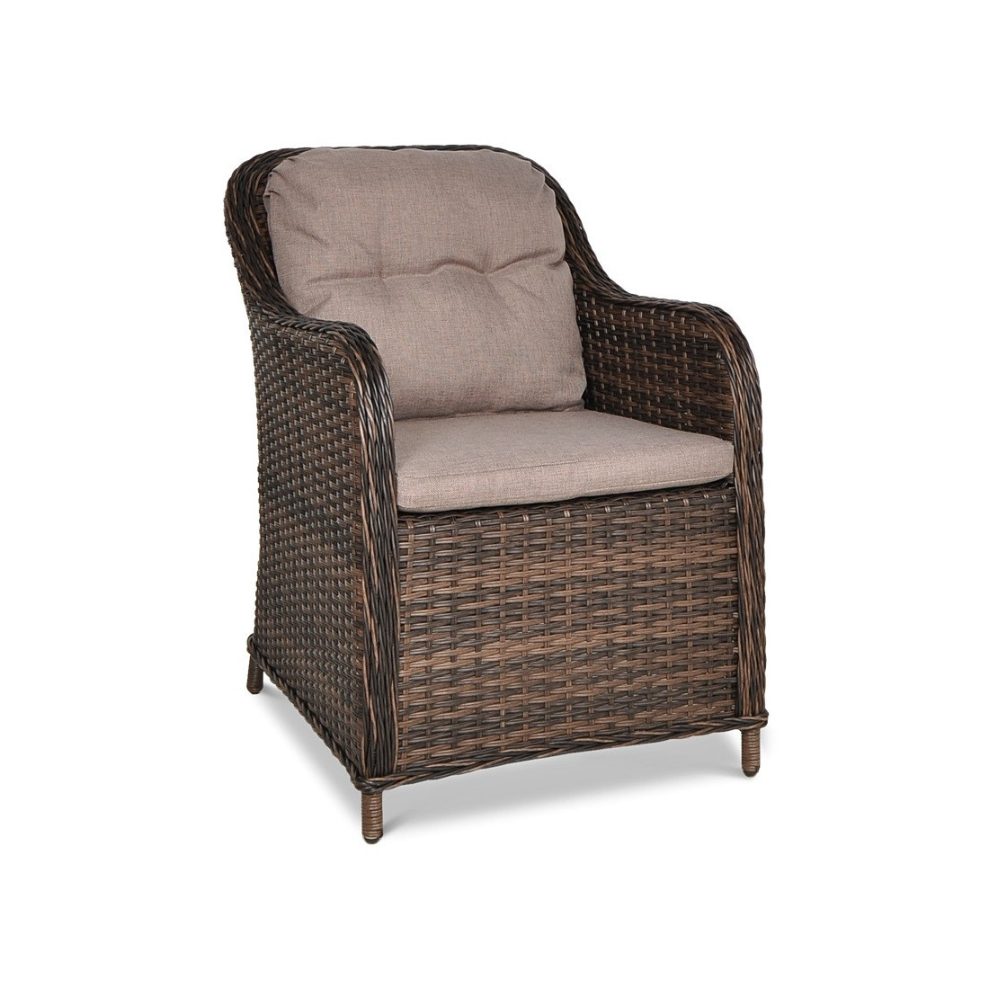 Wygodny fotel z zestawu SAVONA z poduchami i oparciem