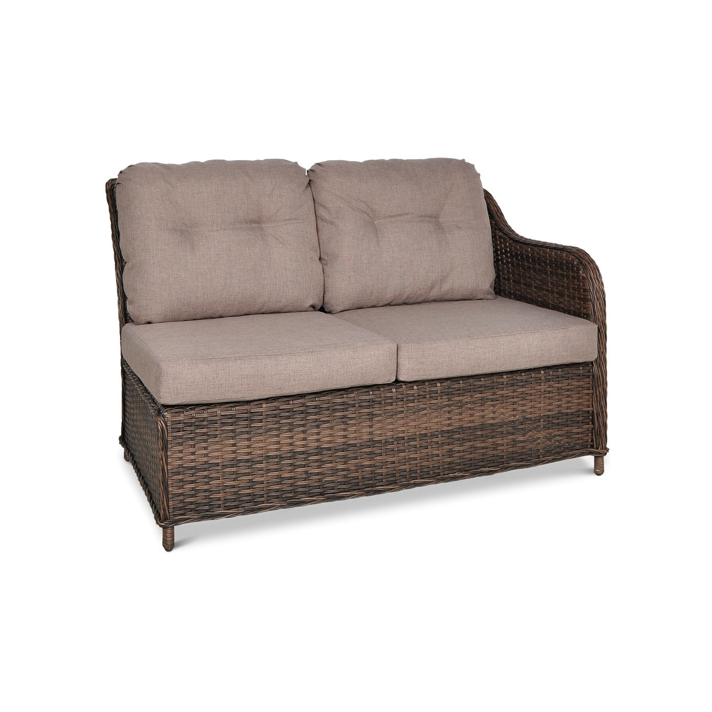 Sofa - element narożnika SAVONA z podłokietnikiem i poduszkami