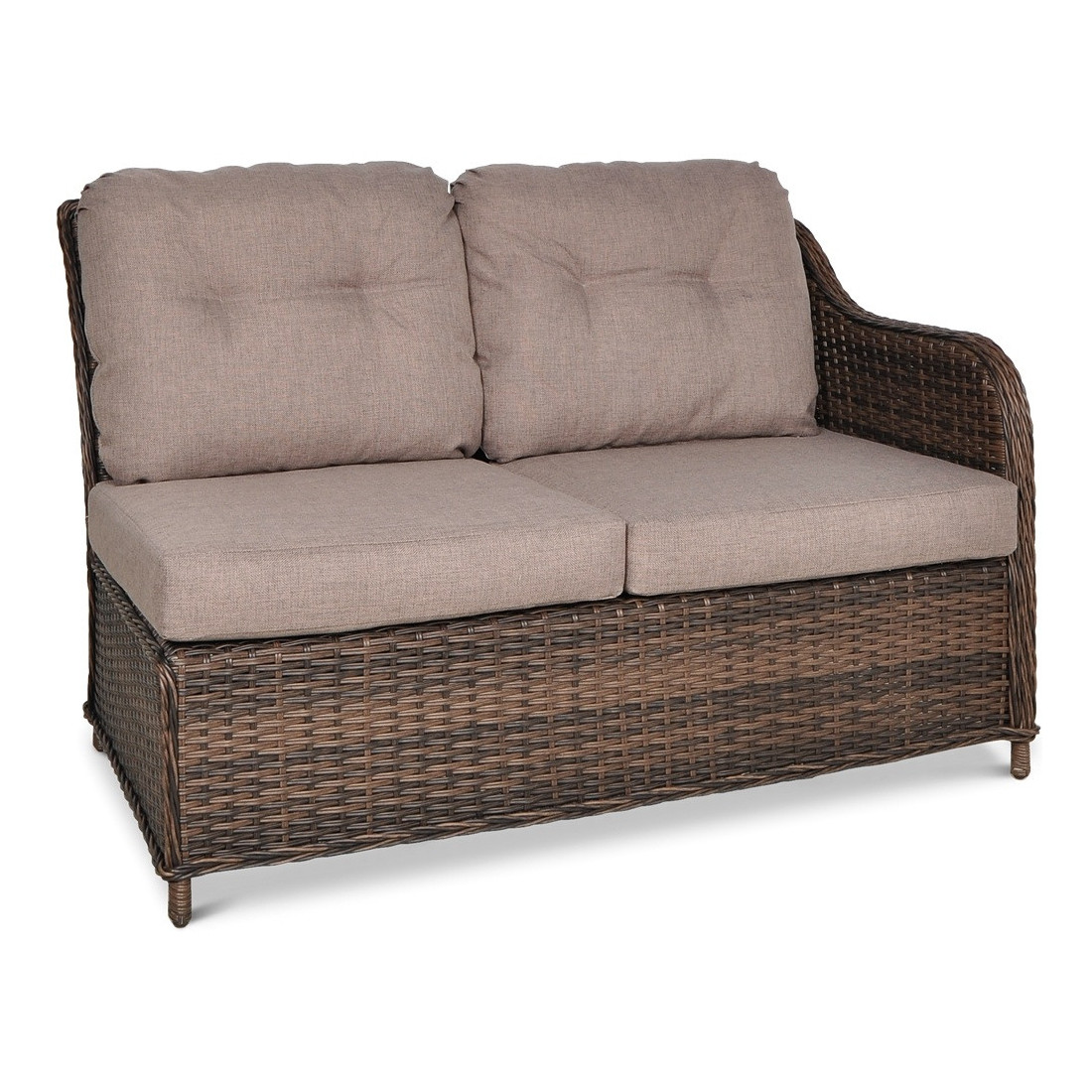 Sofa - element narożnika SAVONA z podłokietnikiem i poduszkami