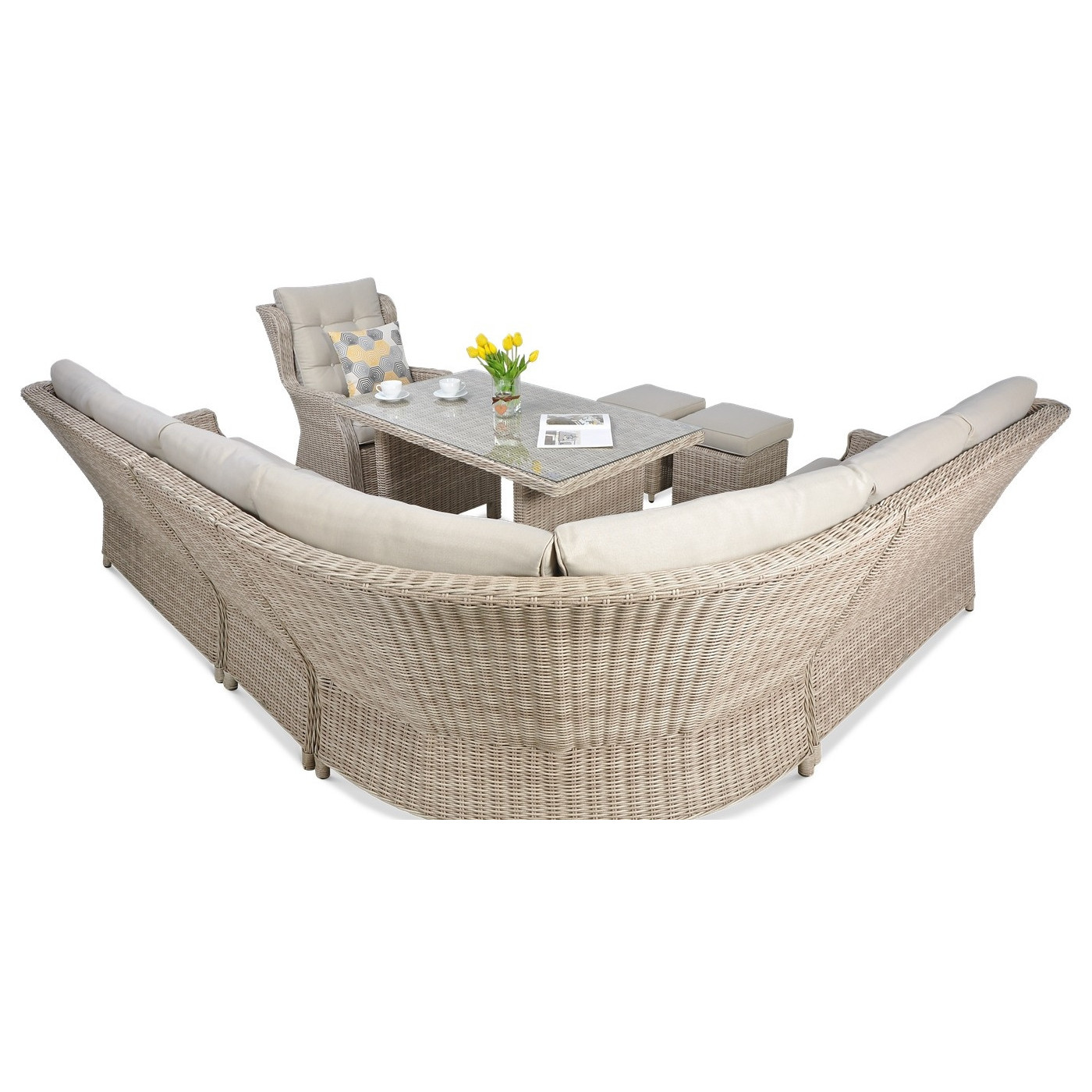 TRIVENTO DINING NAROŻNIK LIGHT BEIGE