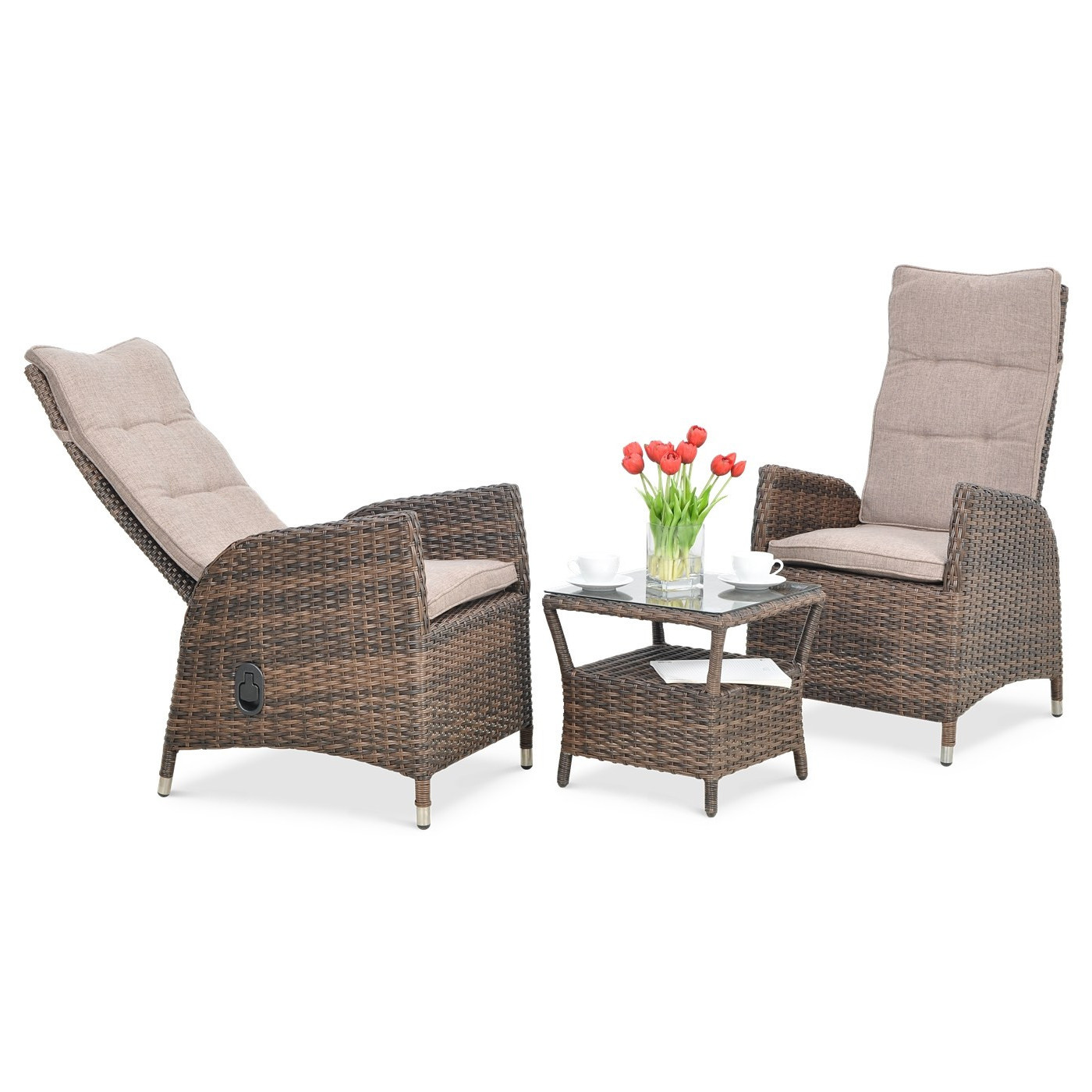 Zestaw Wypoczynkowy Malta Duo Brown