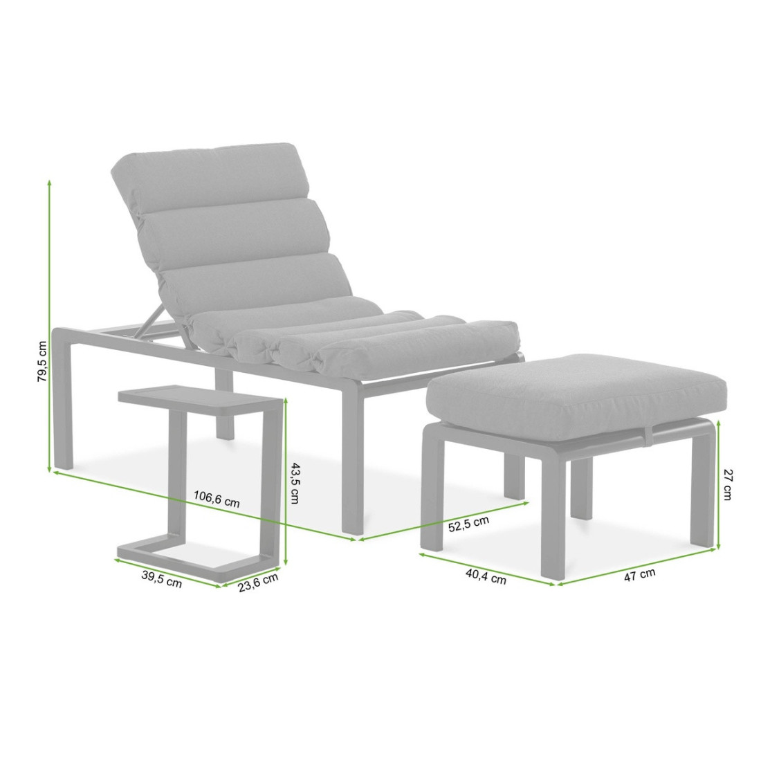 orsey duo dark grey - wymiary 