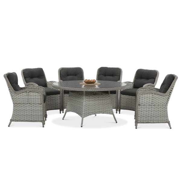 Meble z technorattanu BARCELONA Melange White